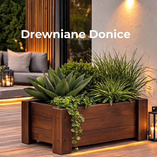 donice drewniane